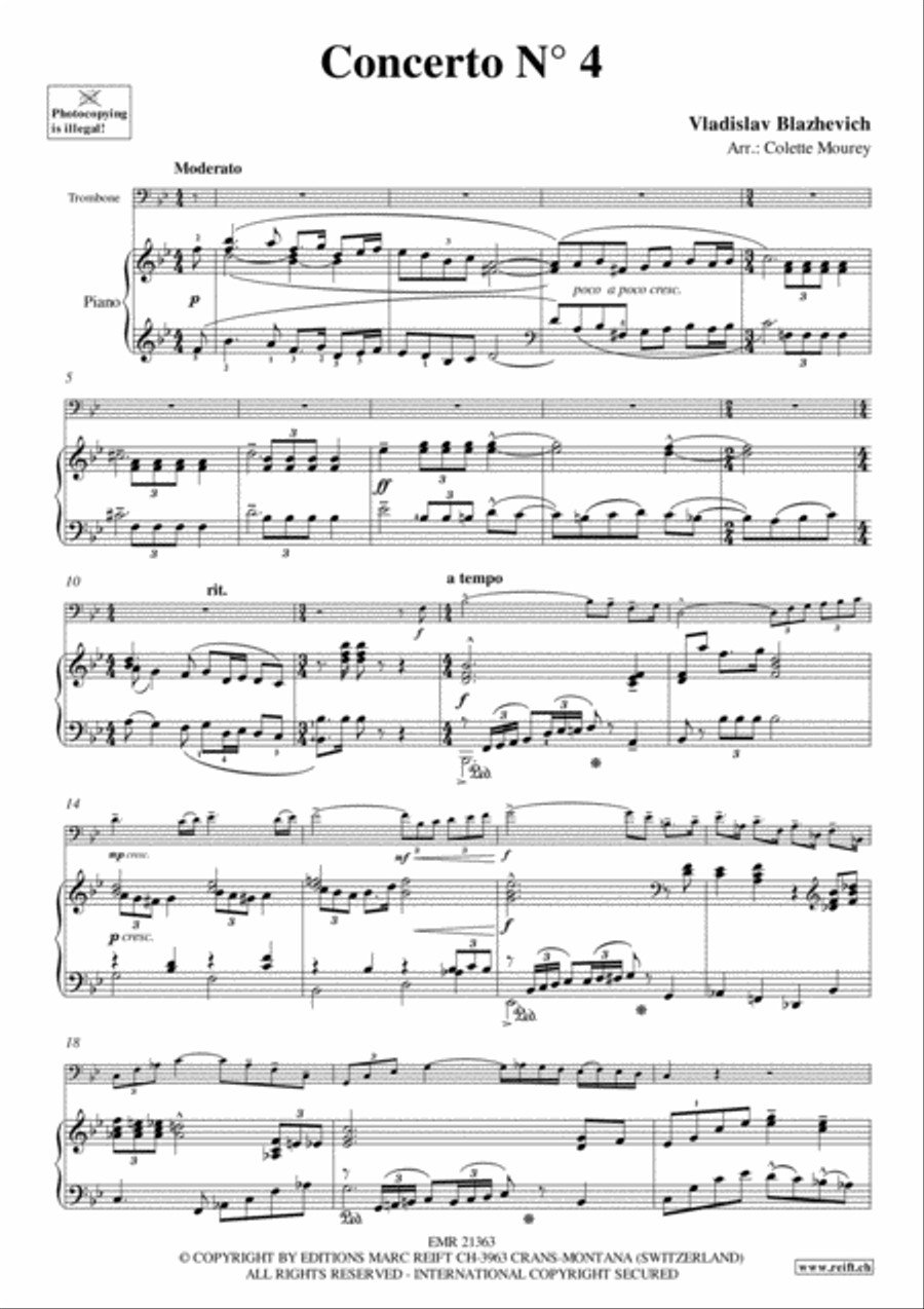 Concerto No. 4 Concerto No. 4 Piano Accompaniment scores gallery preview page 3