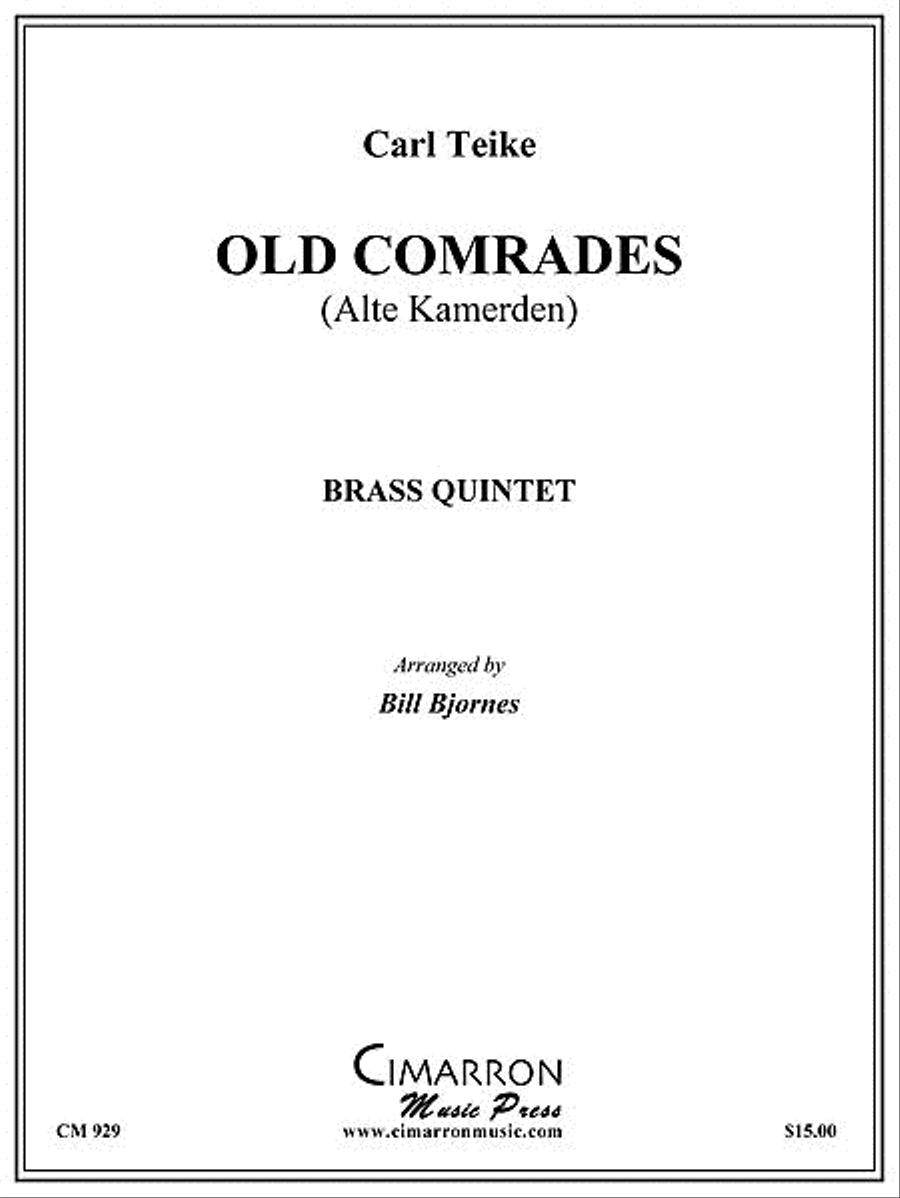 Old Comrades March Brass Quintet scores gallery preview page 1