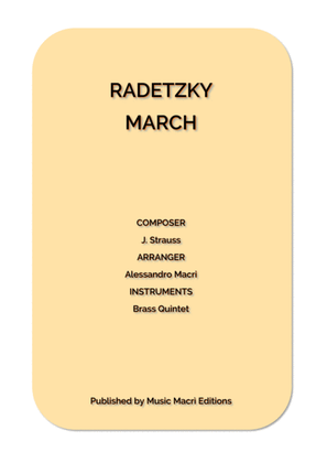 Book cover for RADETZKY MARCH by J. Strauss