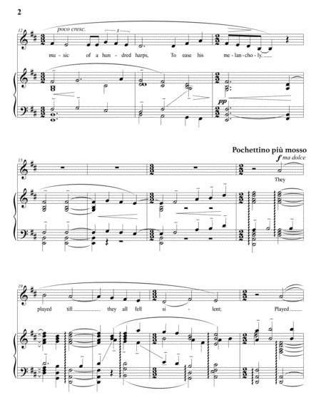 HOWELLS: King David (transposed to B minor)