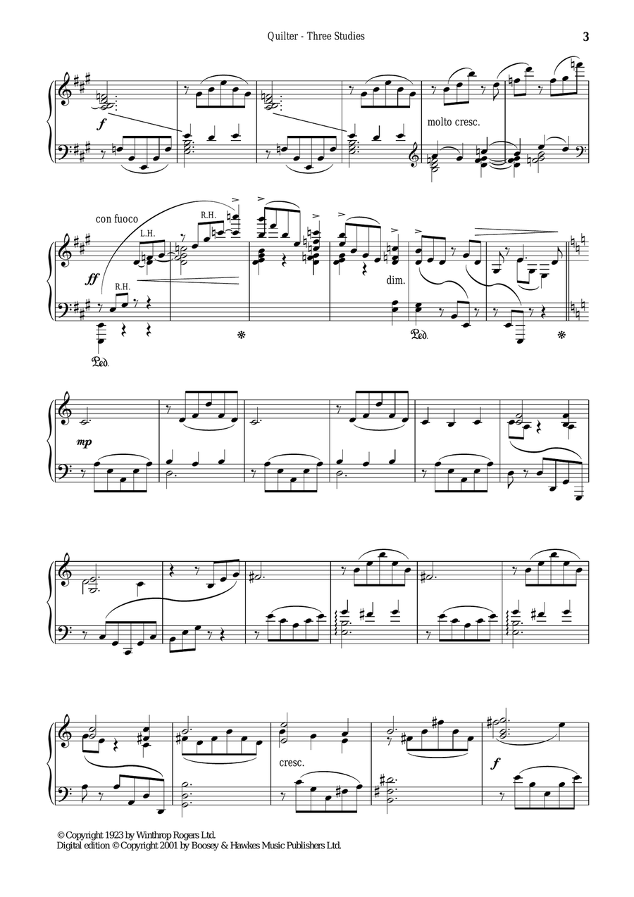 Three Studies, Op. 4, I. Piano Method scores gallery preview page 3
