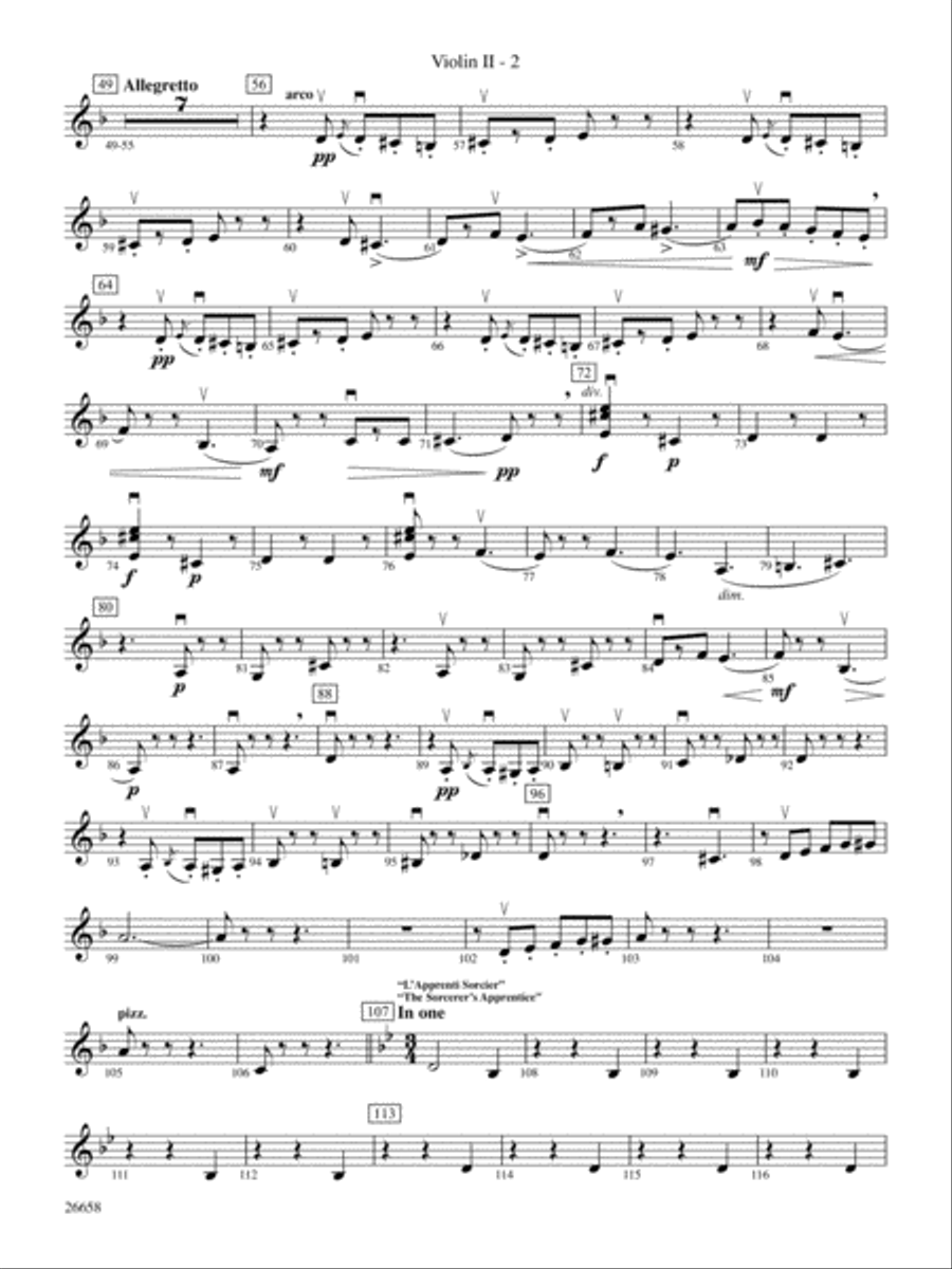 Halloween Spooktacular: 2nd Violin String Orchestra scores gallery preview page 2