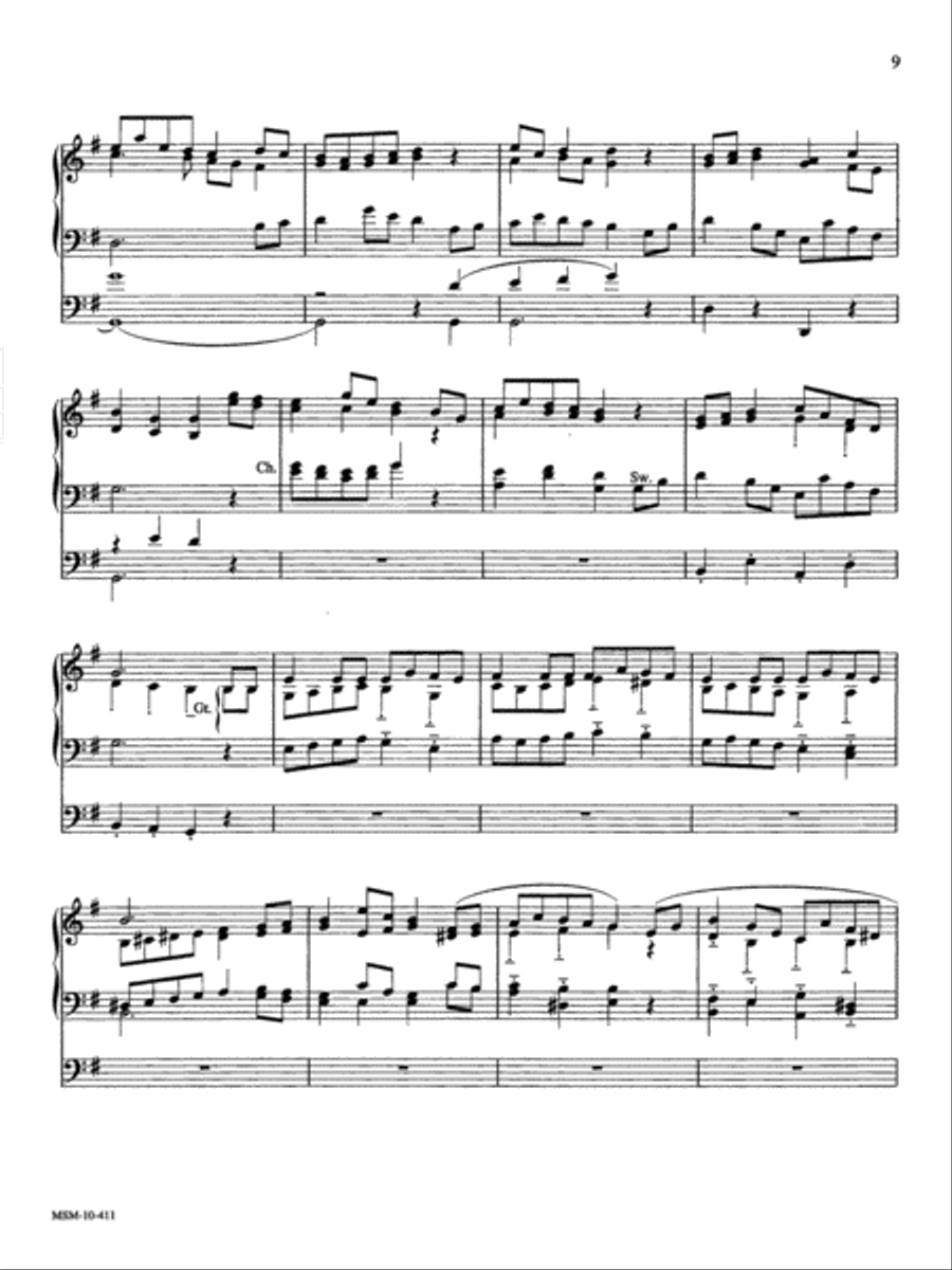 Come Away to the Skies Organ scores gallery preview page 2