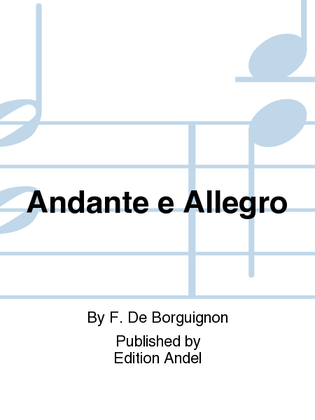Book cover for Andante e Allegro