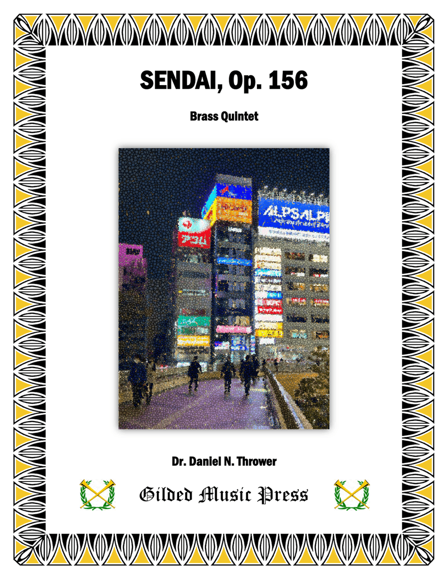 Sendai, Op. 156 Brass Quintet scores gallery preview page 1