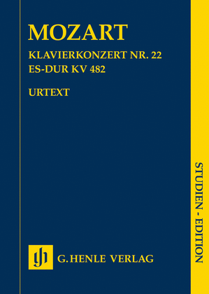 Book cover for Piano Concerto in E-Flat Major, K. 482