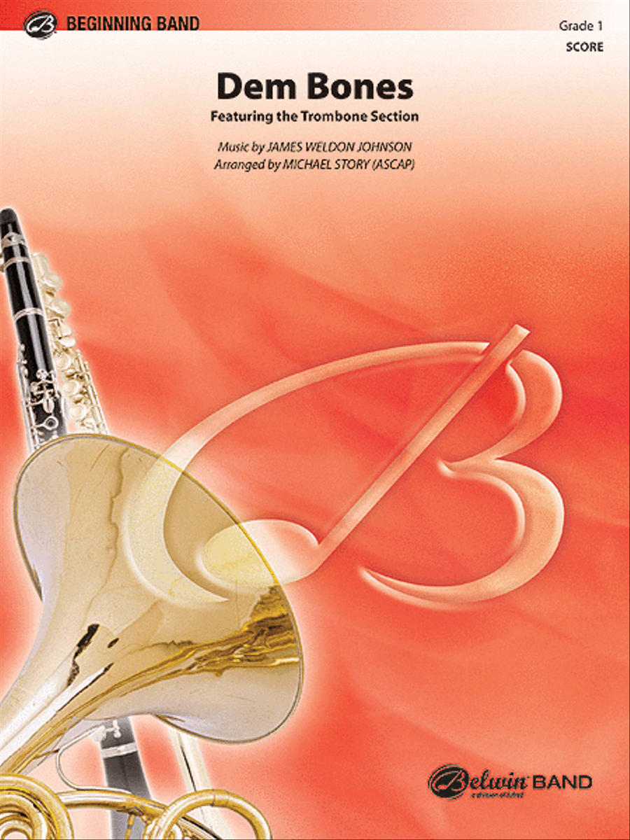 Dem Bones Dem Bones Concert Band scores gallery preview page 1