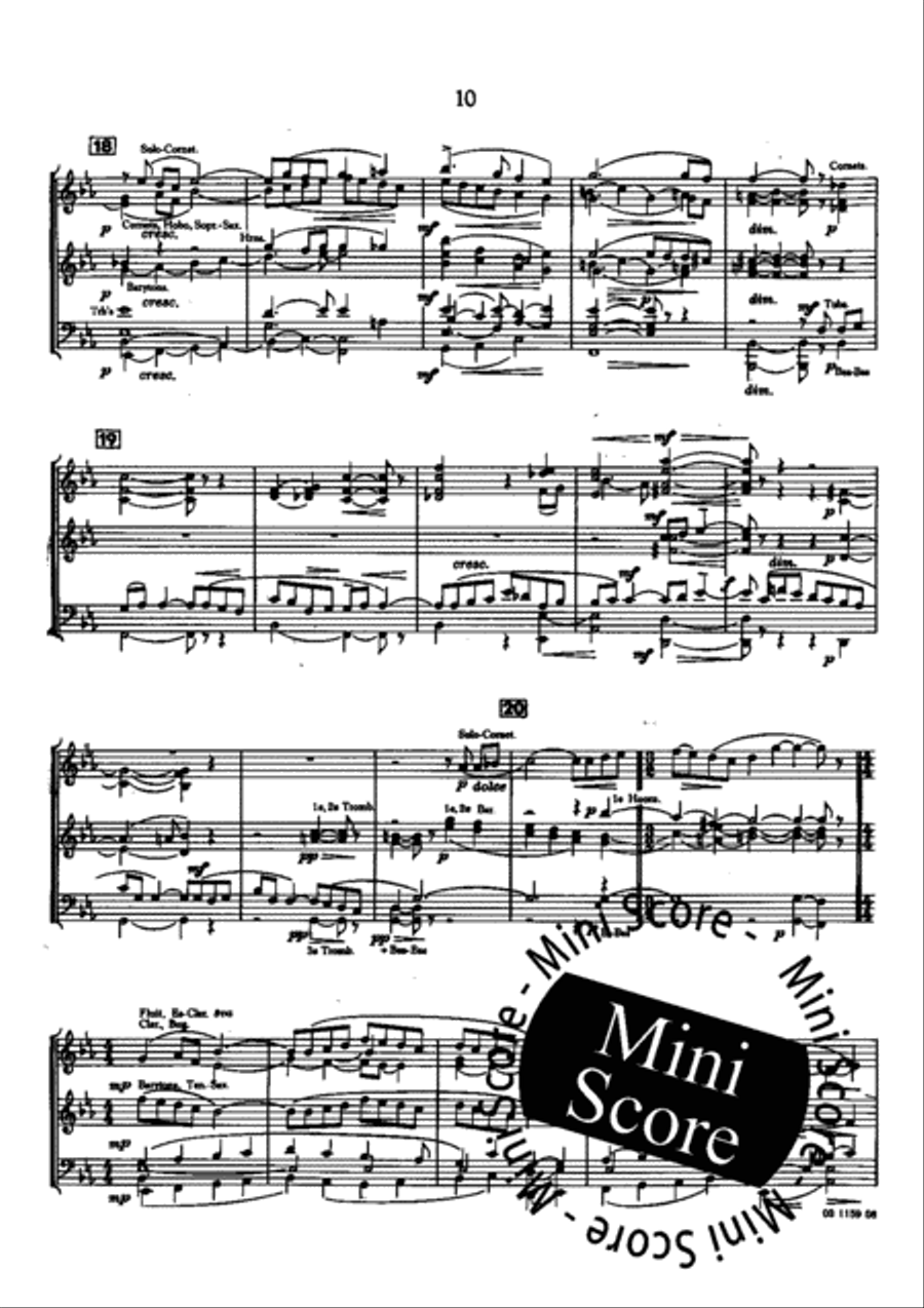 A Downland Suite Concert Band scores gallery preview page 14