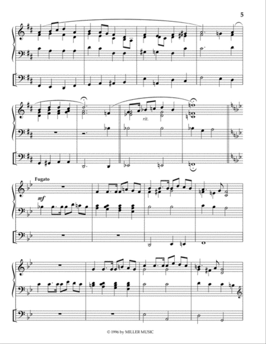 Komt Nu met Zang Organ Solo scores gallery preview page 5