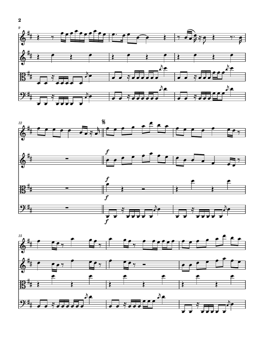 Hurt Hurt String Quartet scores gallery preview page 3