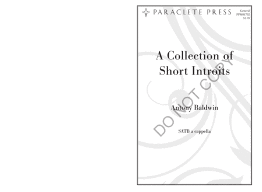 A Collection of Short Introits 4-Part scores gallery preview page 2