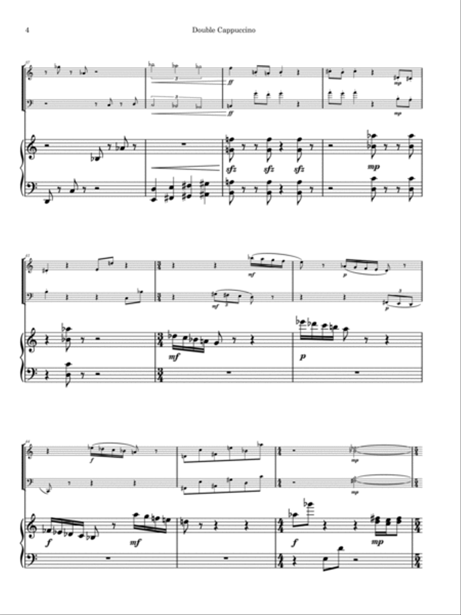 Double Cappuccino Double Cappuccino Piano Trio scores gallery preview page 6