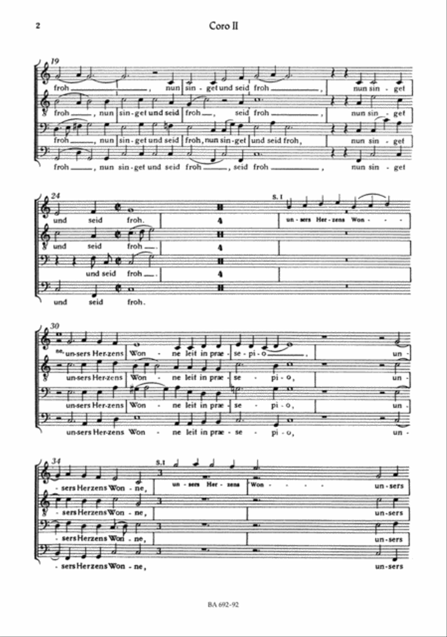 In dulci jubilo 4-Part scores gallery preview page 2