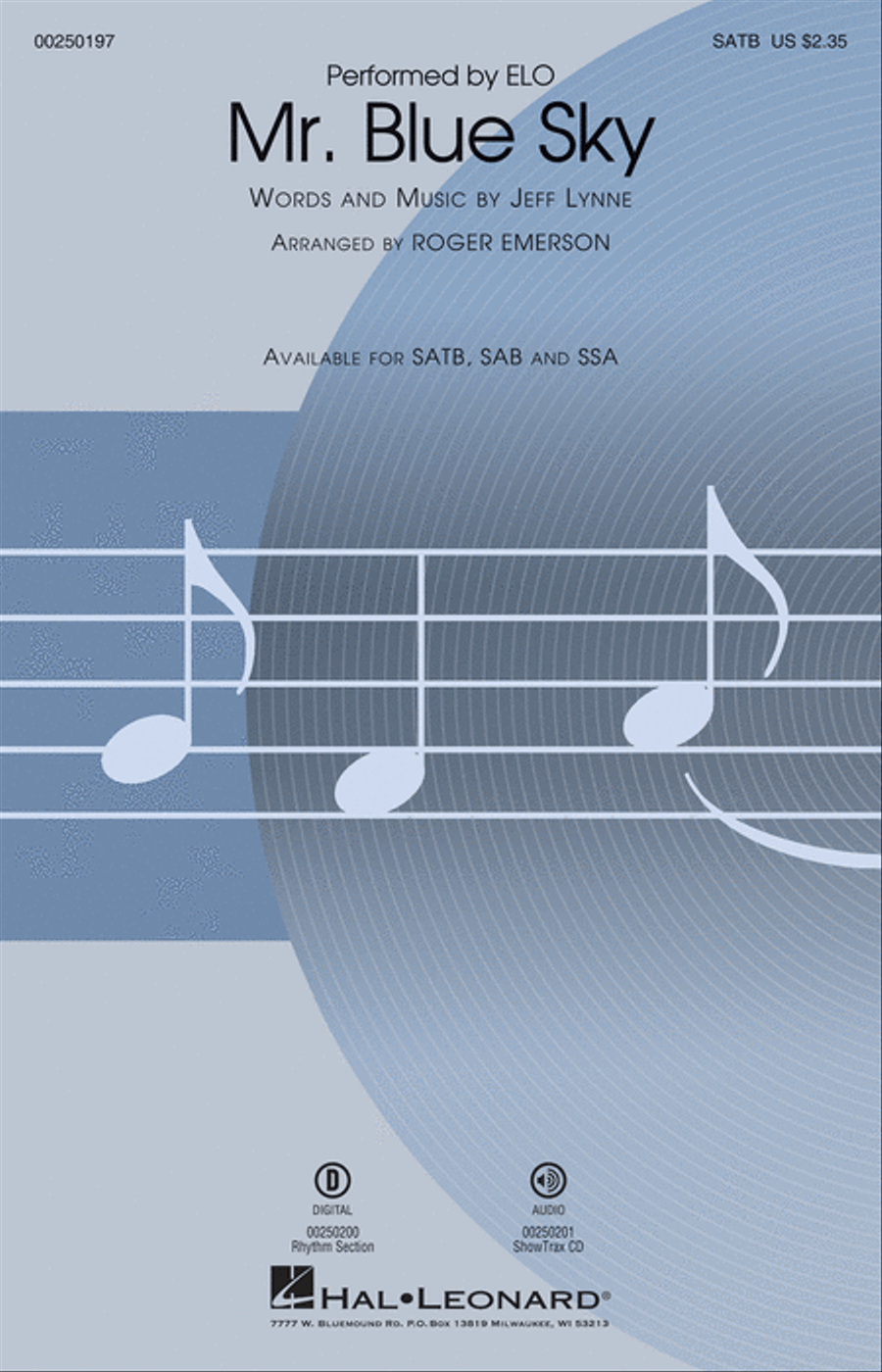 Mr. Blue Sky 4-Part scores gallery preview page 1