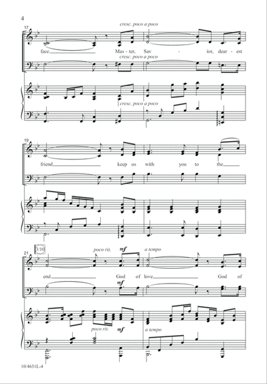 God of Glory, Lord of Love 4-Part scores gallery preview page 4