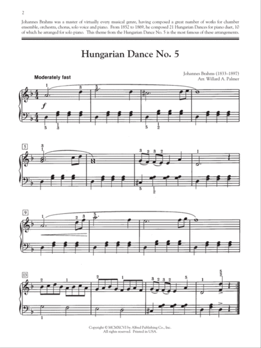 Hungarian Dance No. 5