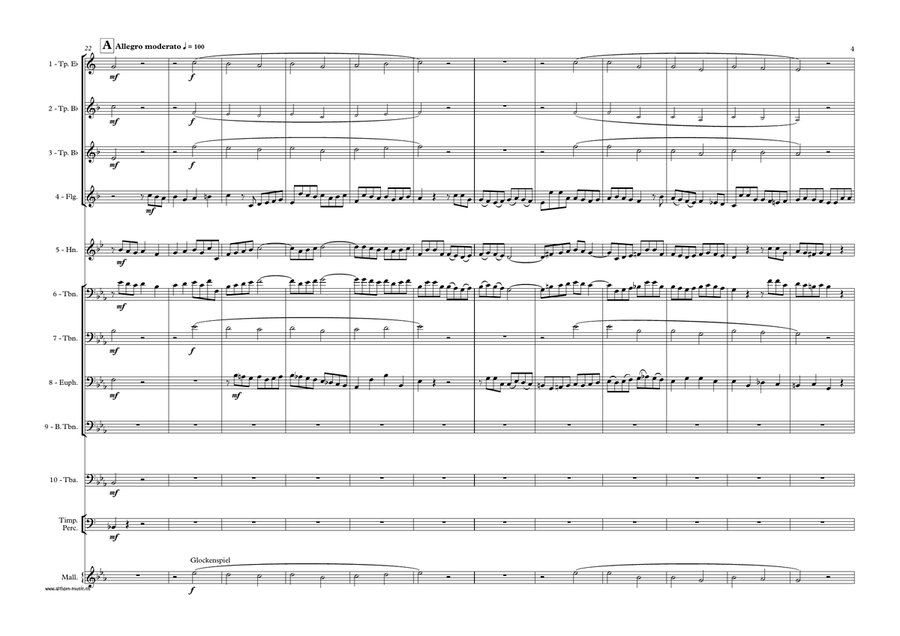 Christmas Time (Weihnachtszeit) - for Brass Choir Chamber Music scores gallery preview page 5