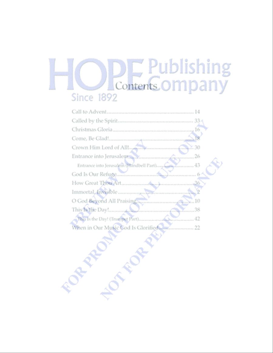 Worship Openers: Introits that Work!, Vol. 4 Choir scores gallery preview page 3