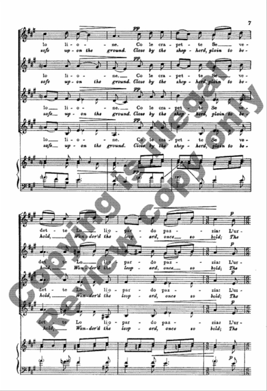 Song of the Bagpipers (Canzone d'i Zampognari) SSAA scores gallery preview page 15