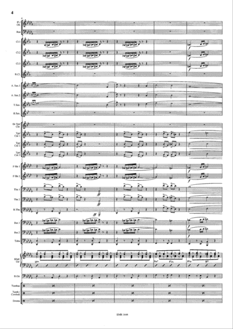 Arrivederci, Roma Arrivederci, Roma Concert Band scores gallery preview page 5