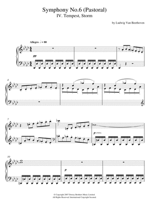 Symphony No.6 ('Pastoral'), 4th Movement