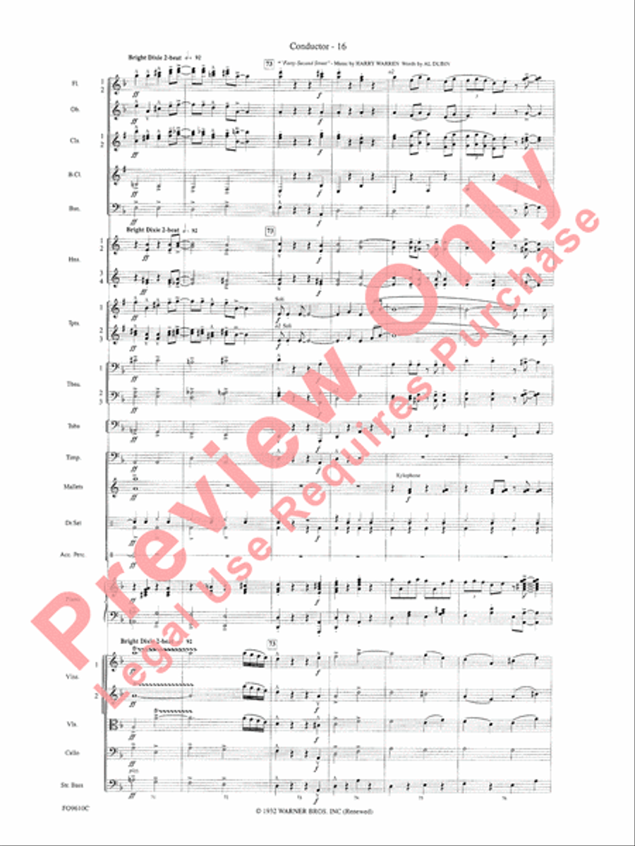 A Salute to the Big Apple Full Orchestra scores gallery preview page 18