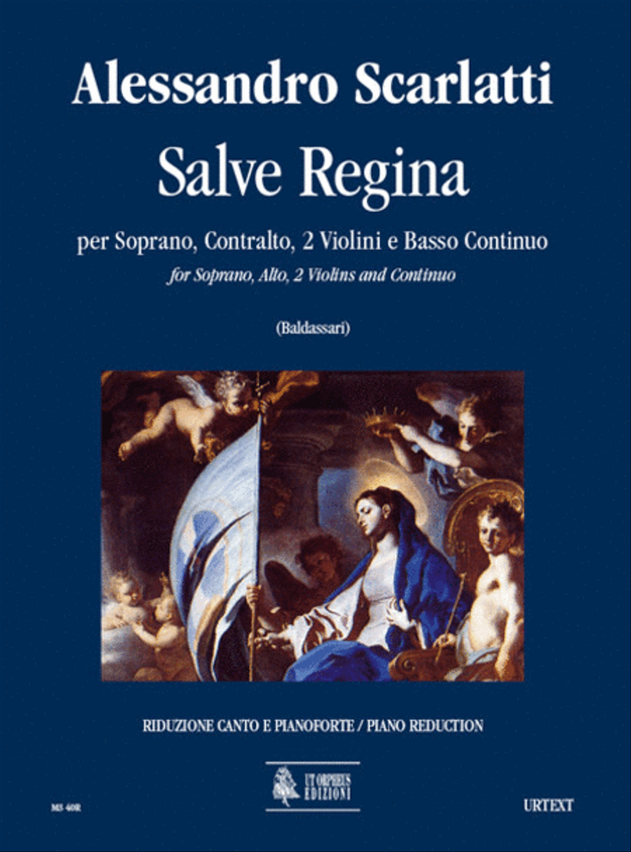 Salve Regina for Soprano, Alto, 2 Violins and Continuo Voice scores gallery preview page 1