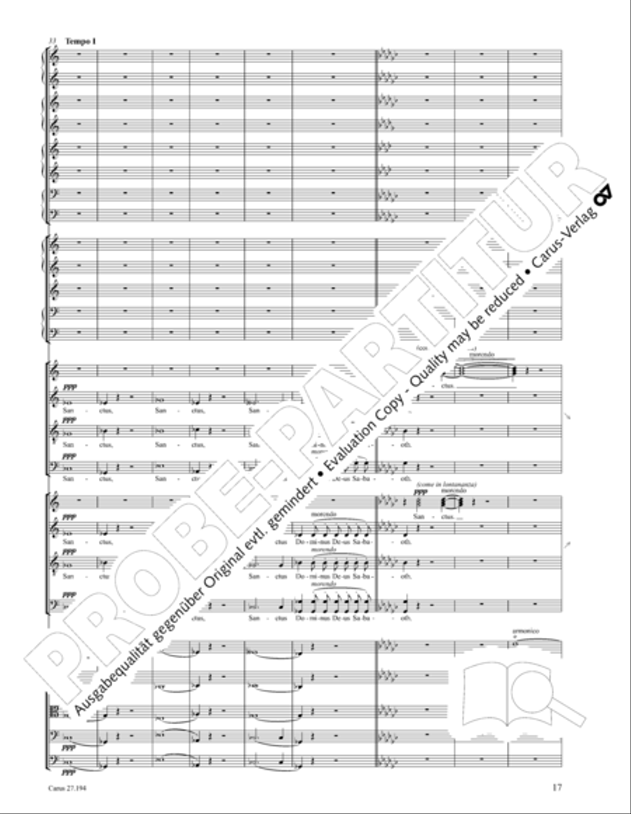 Te Deum Te Deum 4-Part scores gallery preview page 18