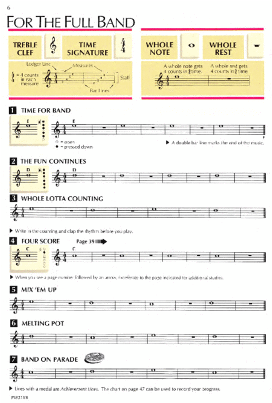 Standard of Excellence Enhanced Book 1, Tenor Sax Concert Band Methods scores gallery preview page 2