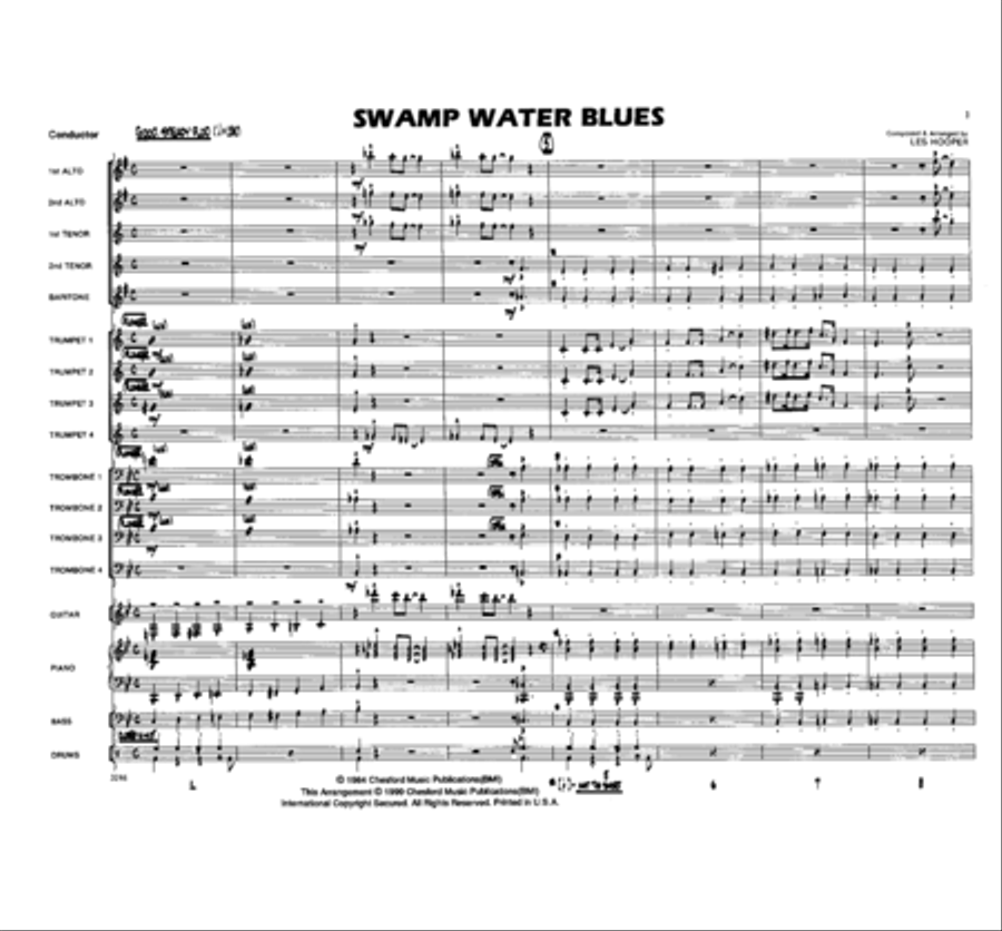 Swamp Water Blues Jazz Ensemble scores gallery preview page 2