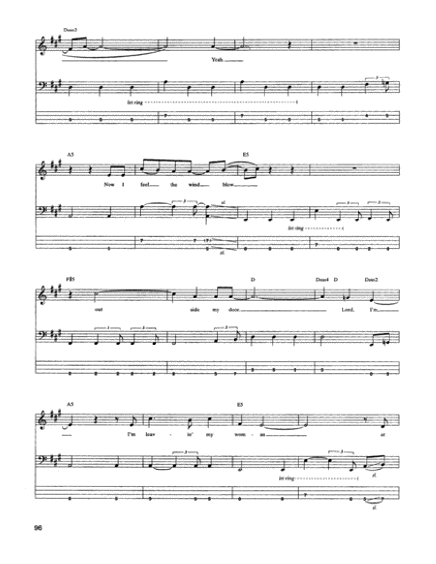 Tuesday's Gone Guitar Tablature scores gallery preview page 3