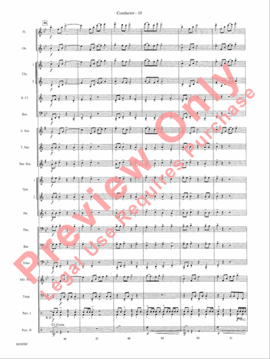 On the Rising Winds Concert Band scores gallery preview page 13