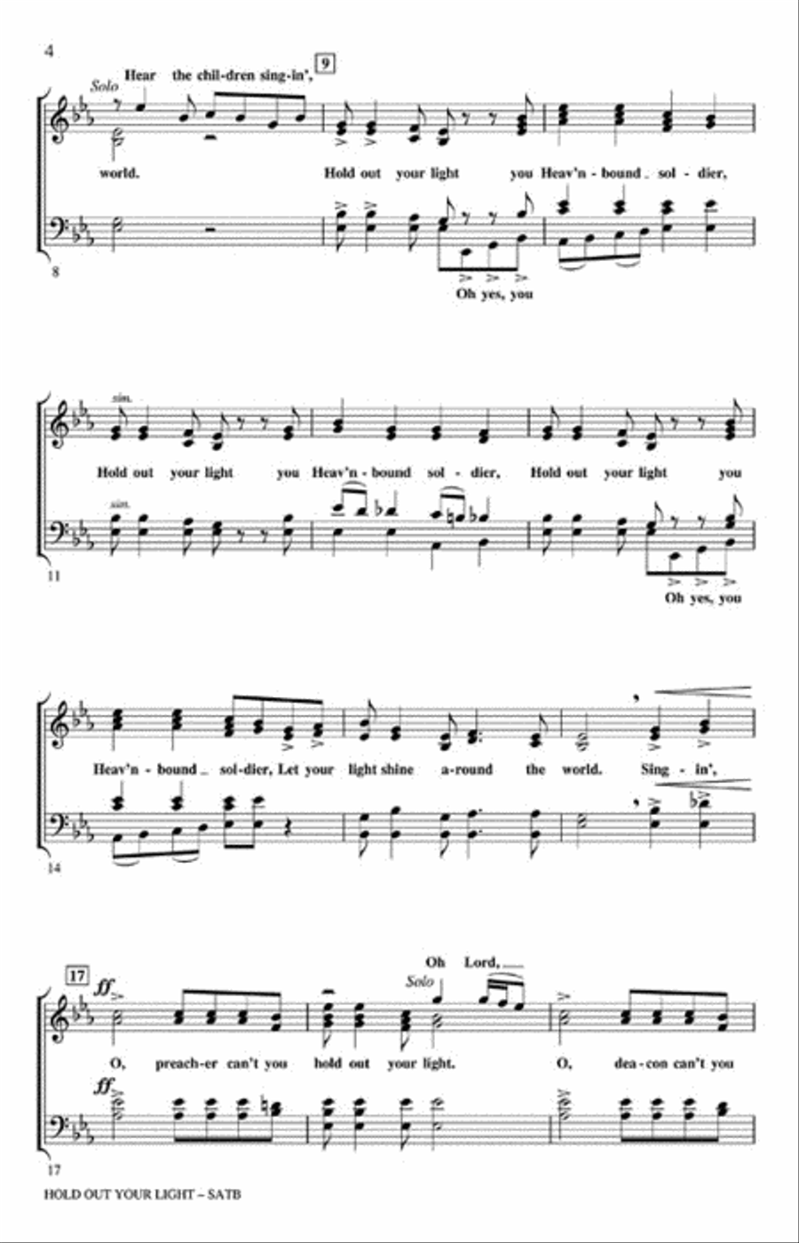 Hold Out Your Light Hold Out Your Light Divisi scores gallery preview page 3