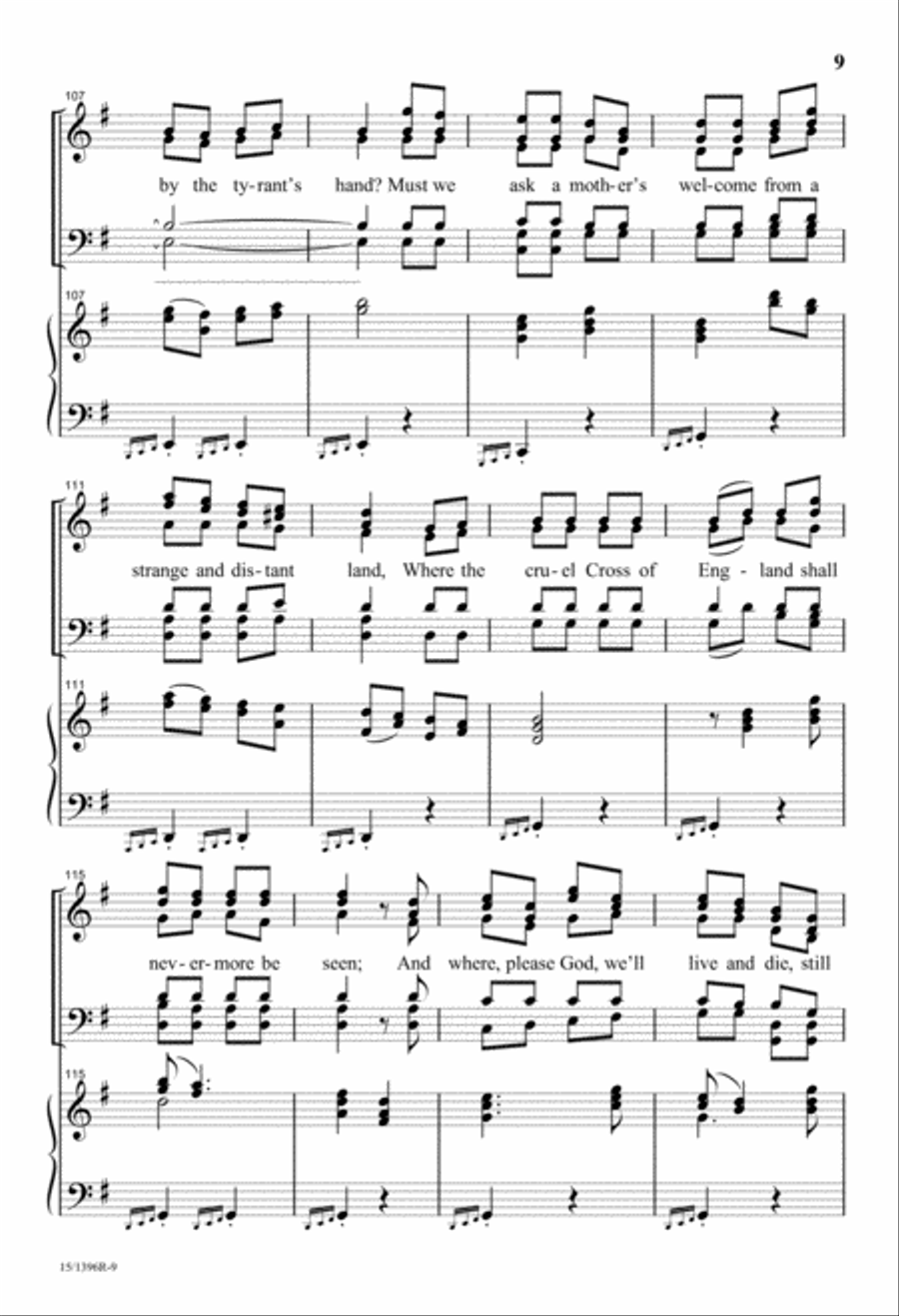 Three Irish Folk Songs Three Irish Folk Songs Divisi scores gallery preview page 9