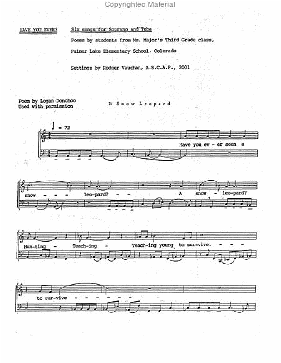 Have You Ever Have You Ever Tuba scores gallery preview page 3