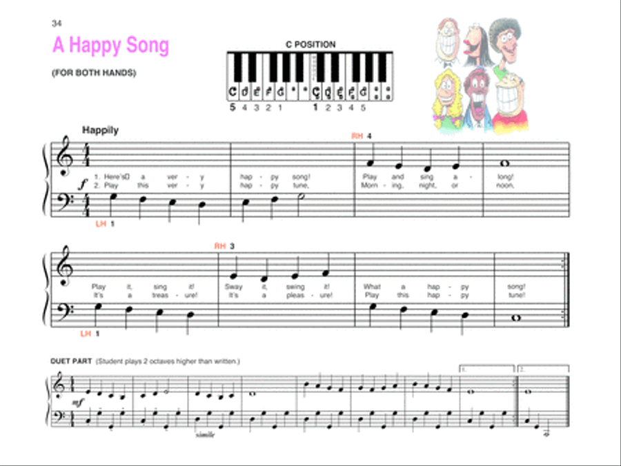 Alfred's Basic Piano Course Lesson Book, Level 1A Piano Method scores gallery preview page 3