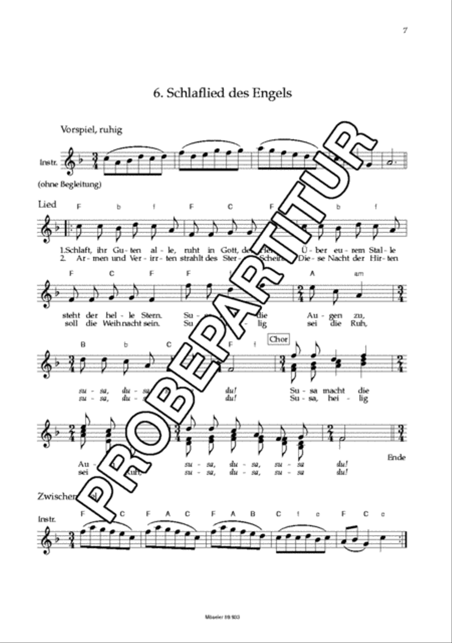 Tierlieder an der Krippe Children's Choir scores gallery preview page 8