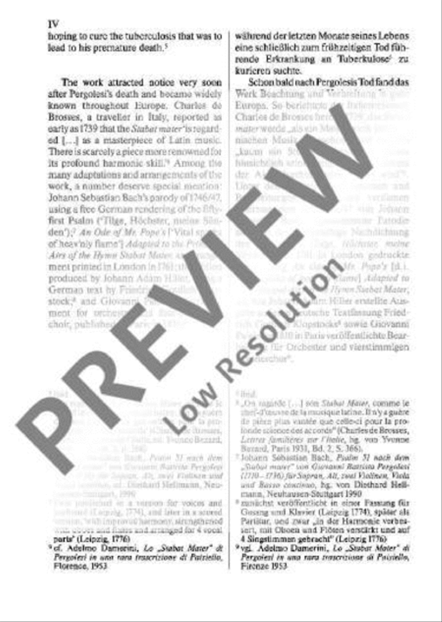 Stabat Mater Stabat Mater Basso Continuo scores gallery preview page 5