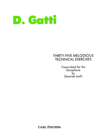 Book cover for Thirty Five Melodious Technical Exercises