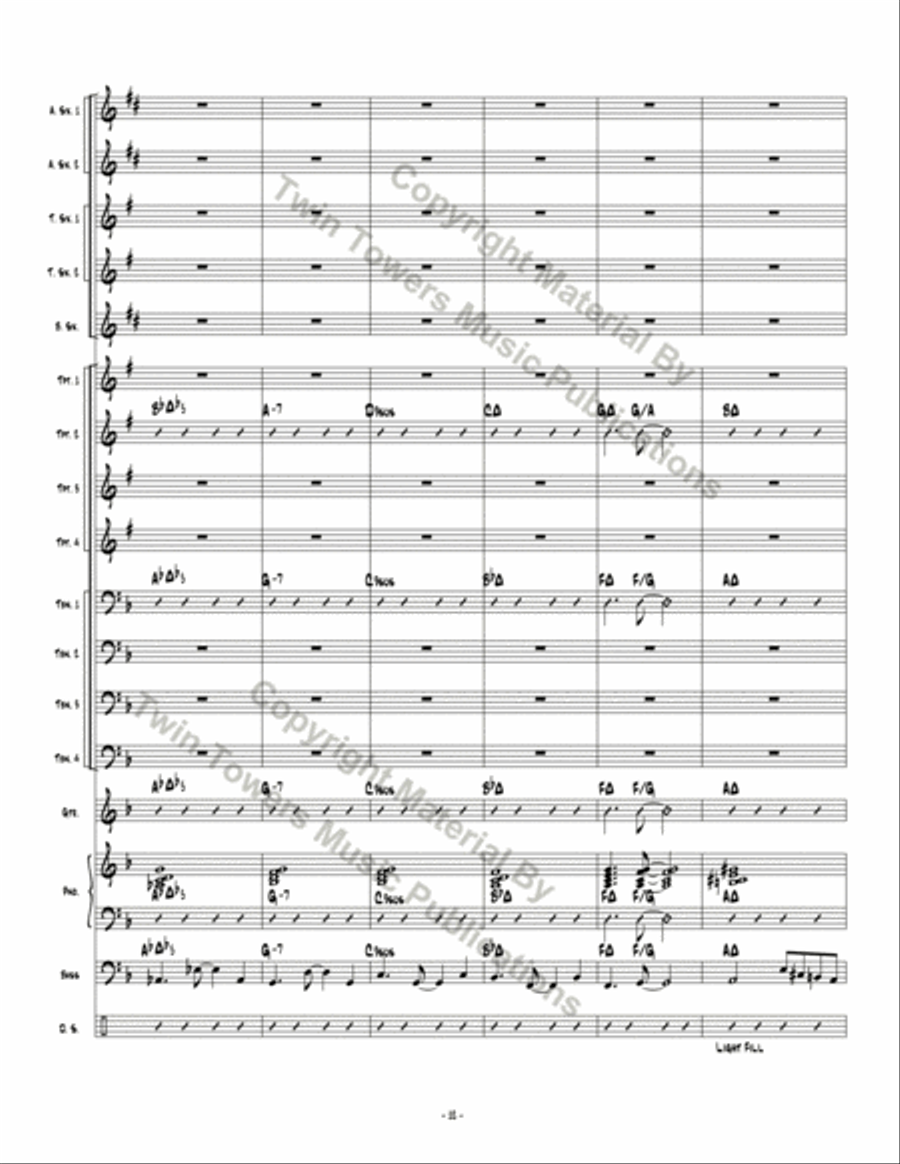 Smoothitude Smoothitude Jazz Ensemble scores gallery preview page 13