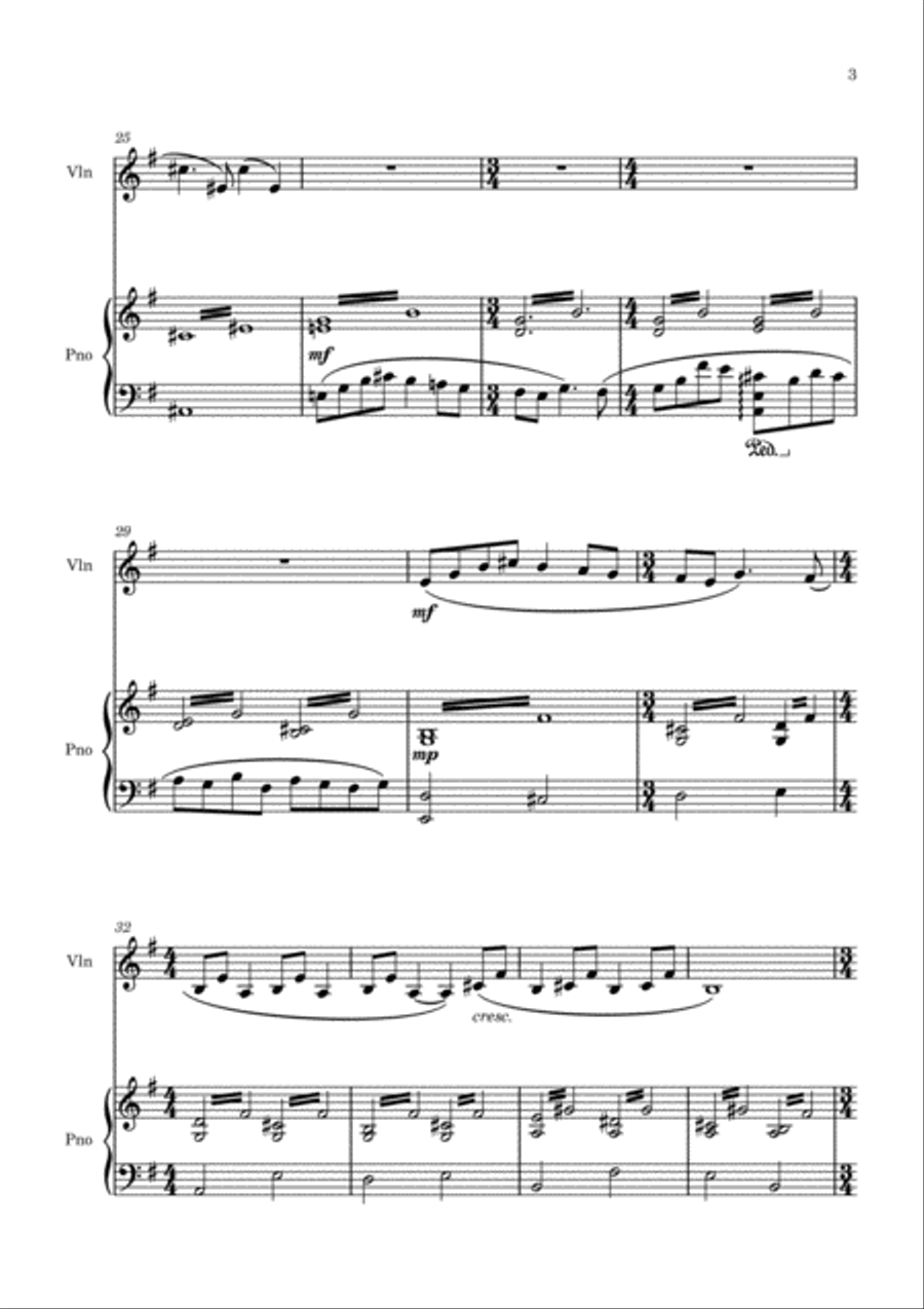 Ellygie Violin Solo scores gallery preview page 3