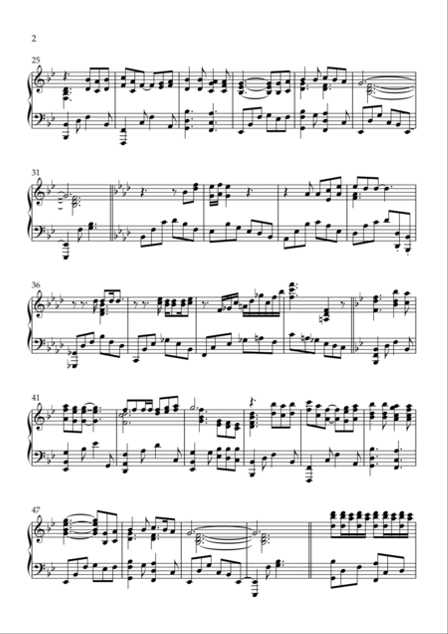 Perfect Day Perfect Day Piano Solo scores gallery preview page 2