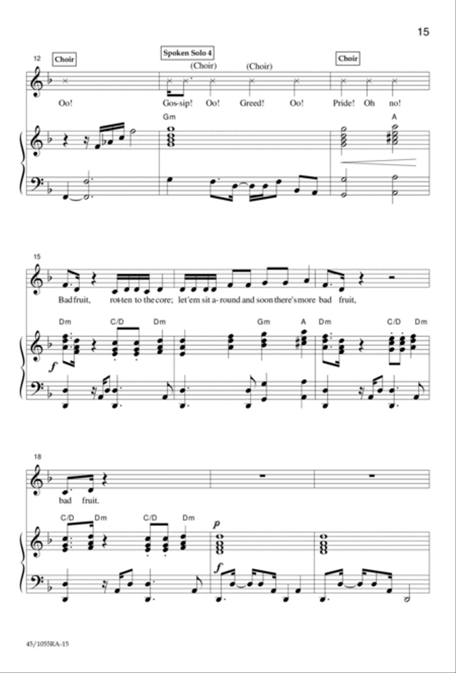 Inside Out (Digital Download) Choir scores gallery preview page 13