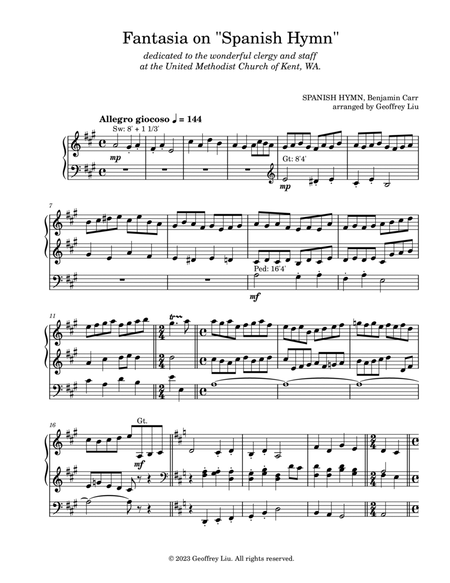 Fantasia on "Spanish Hymn" image number null