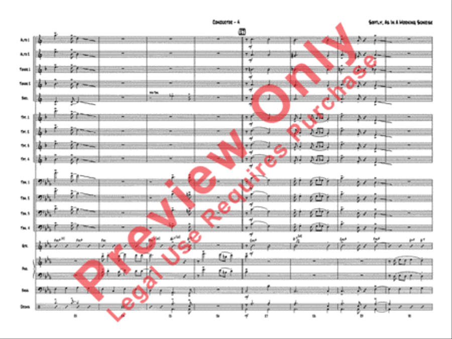 Softly, As in a Morning Sunrise Jazz Ensemble scores gallery preview page 6