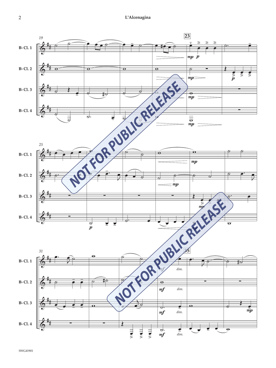 L'Alcenagina Small Ensemble scores gallery preview page 3
