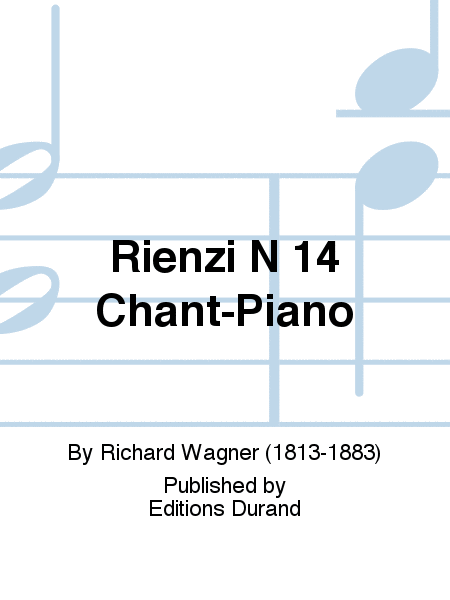 Rienzi N 14 Chant-Piano