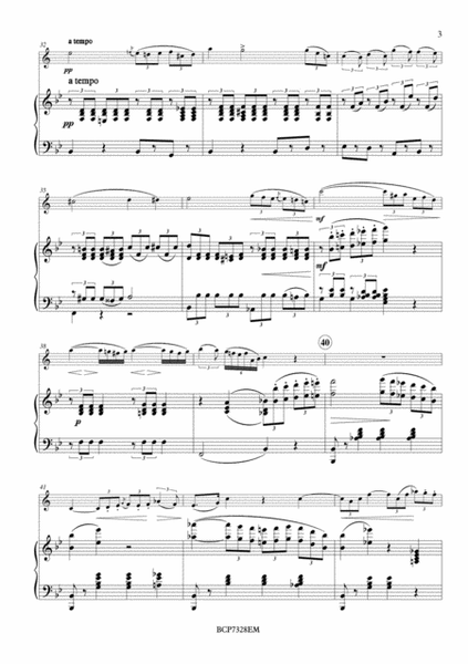 Concertino, Op. 12 for Bass Clarinet and Piano