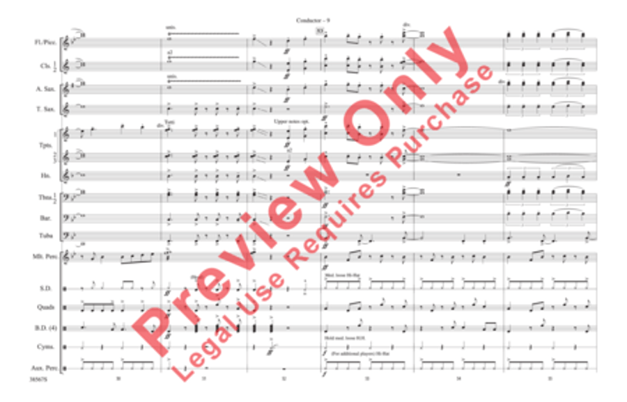Land of Make Believe Marching Band scores gallery preview page 10