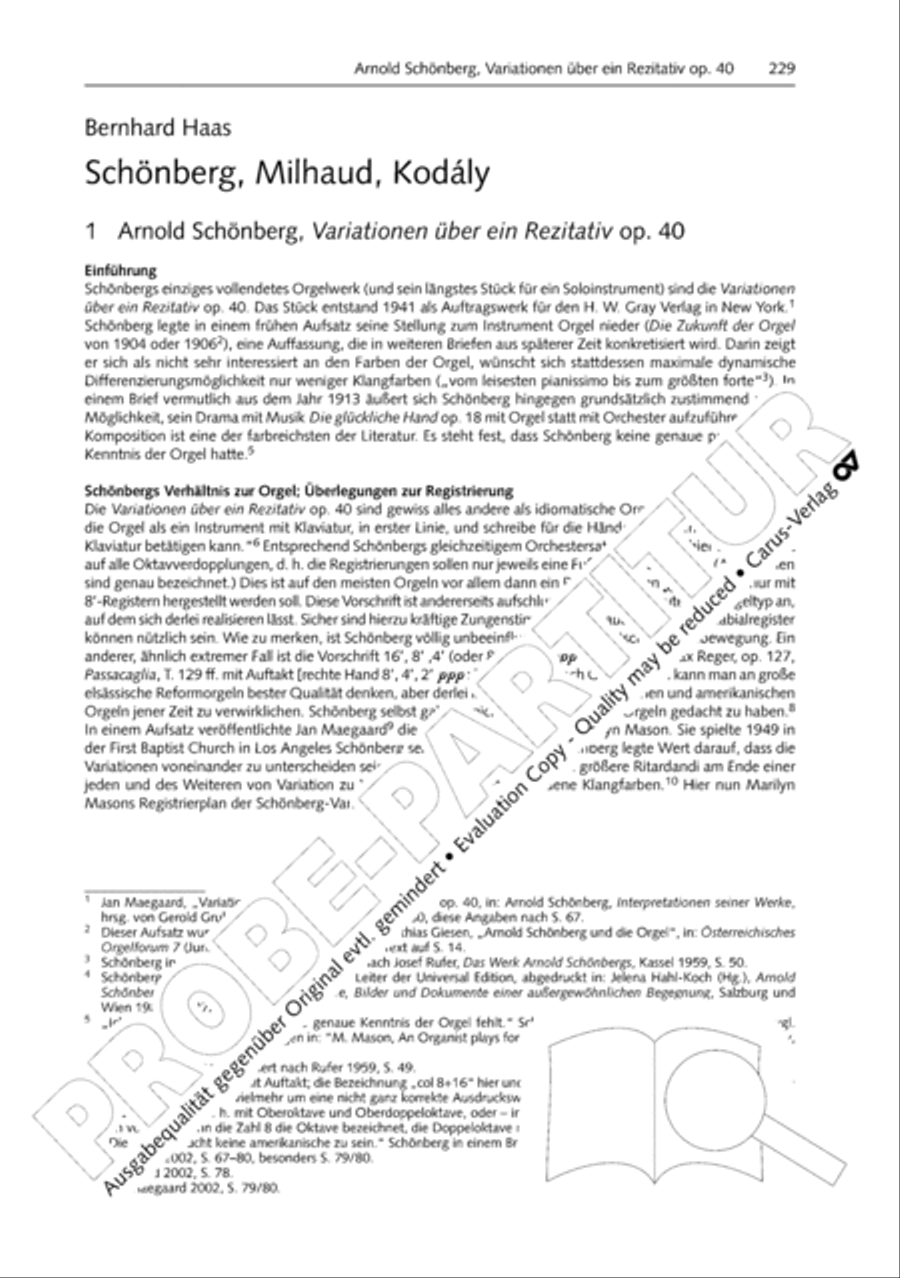 Orgelschule zur historischen Auffuhrungspraxis Organ Solo scores gallery preview page 230